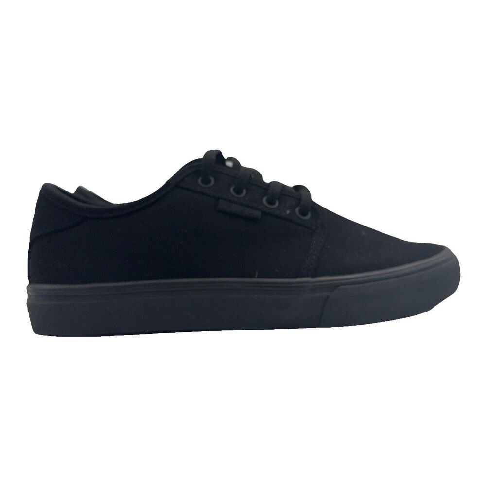 Fila Women's Classic Canvas Sneakers Black Low Top Athletic Shoes Size 7.5 US